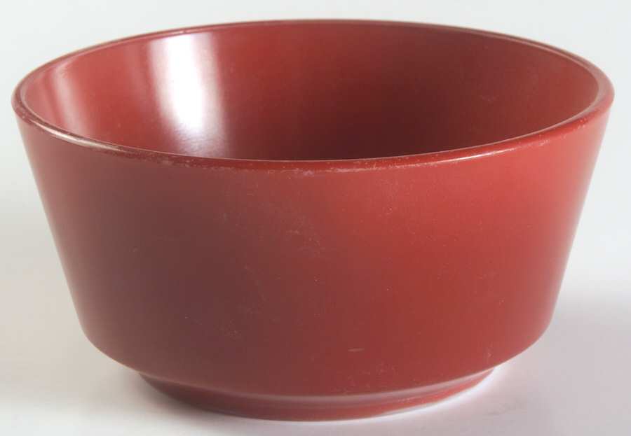 Ovide Burgundy Small Fruit Dessert Bowl by Hazel-Atlas-1