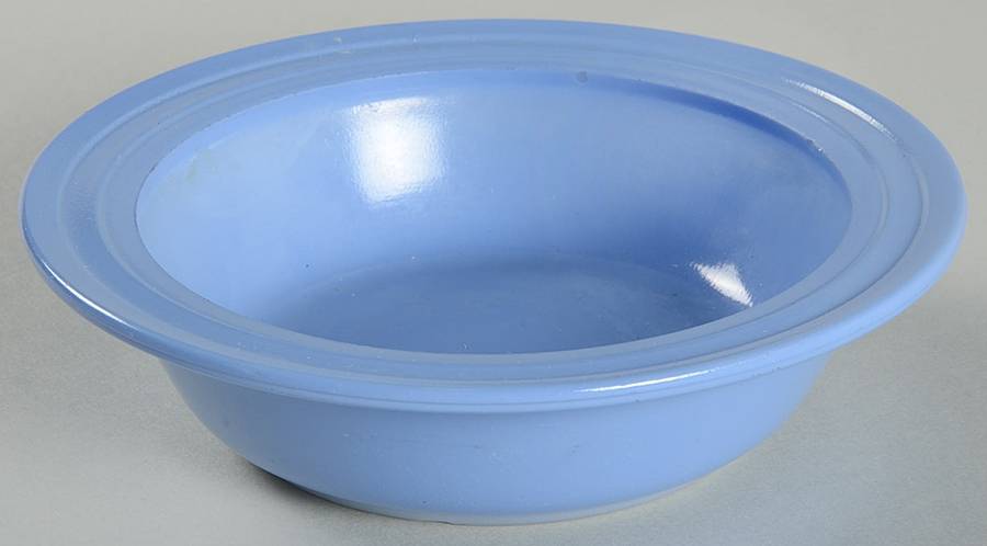 Moderntone Platonite Pastel Blue Small Fruit Dessert Bowl by Hazel-Atlas-1