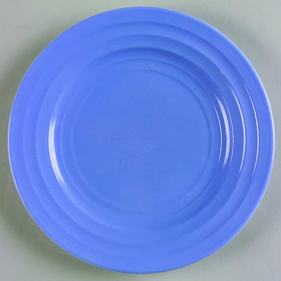 Moderntone Platonite Pastel Blue 7" Salad Plate by Hazel-Atlas-1