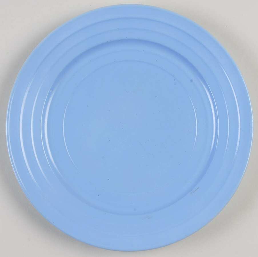 Moderntone Platonite Pastel Blue Dinner Plate by Hazel-Atlas-1