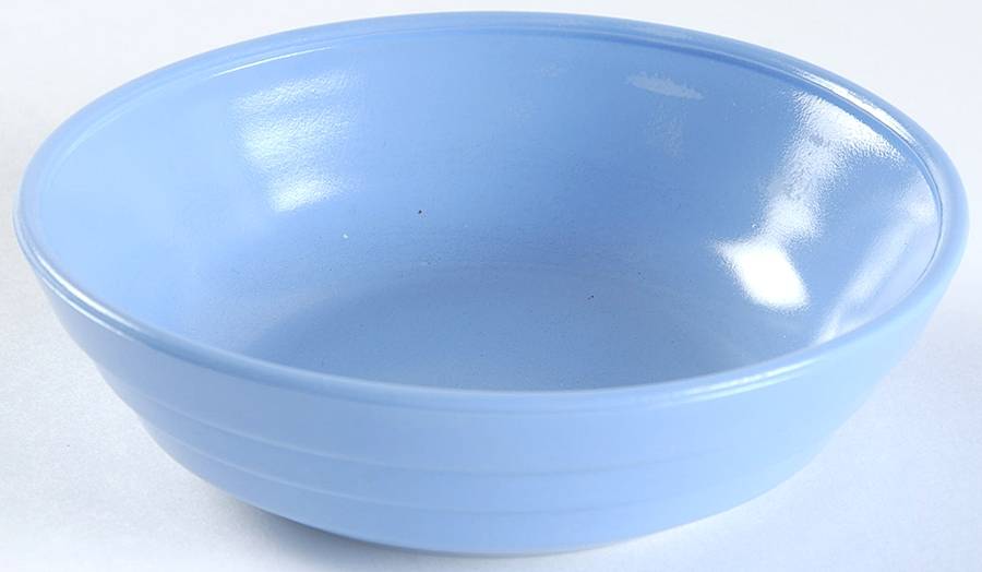 Moderntone Platonite Pastel Blue Small Fruit Dessert Bowl by Hazel-Atlas-1