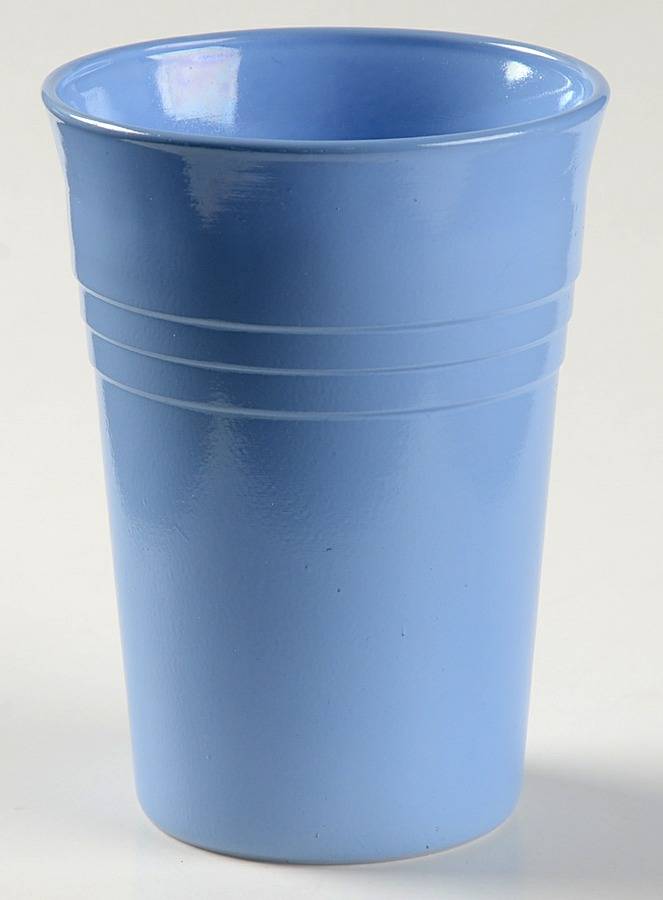 Moderntone Platonite Pastel Blue 9 Oz Flat Tumbler by Hazel-Atlas-1