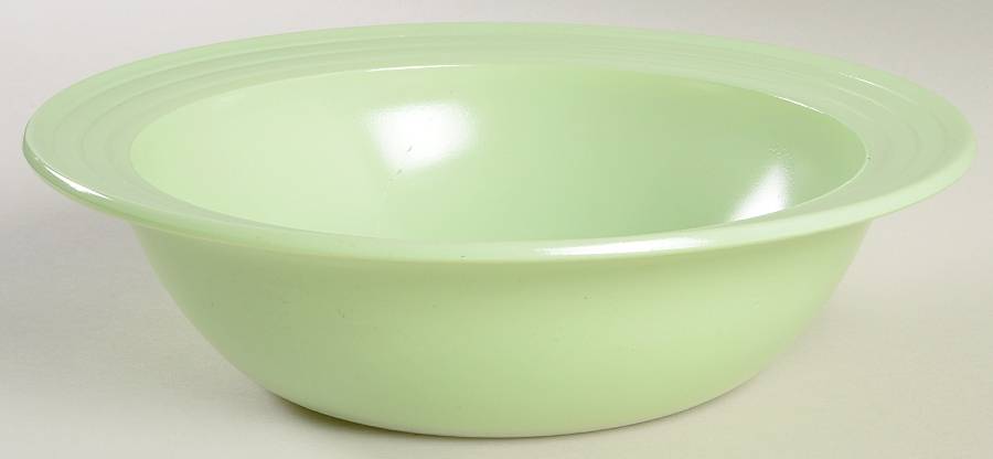Moderntone Platonite Pastel Green 8" Round Bowl by Hazel-Atlas-1
