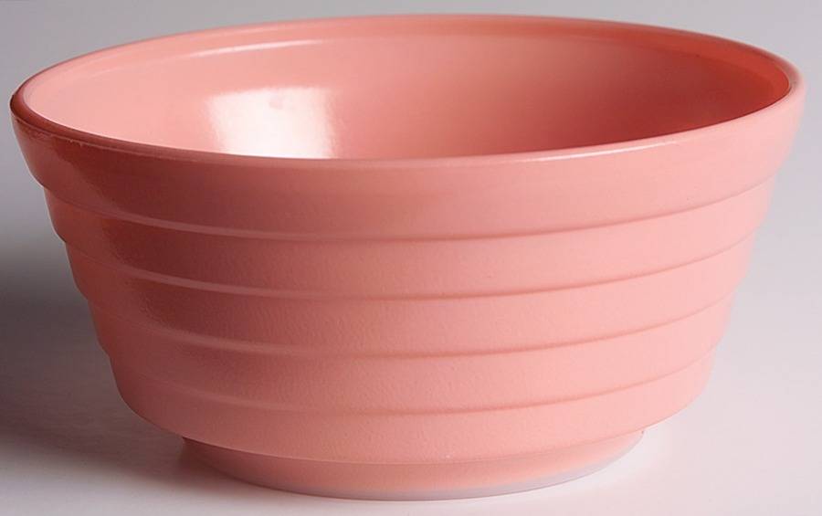 Moderntone Platonite Pastel Pink Cereal Bowl by Hazel-Atlas-1