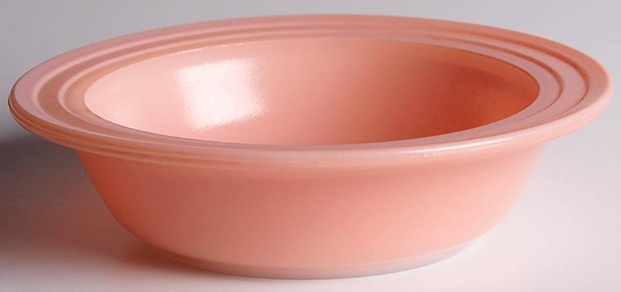 Moderntone Platonite Pastel Pink 5" Small Fruit/Dessert Bowl by Hazel-Atlas-1