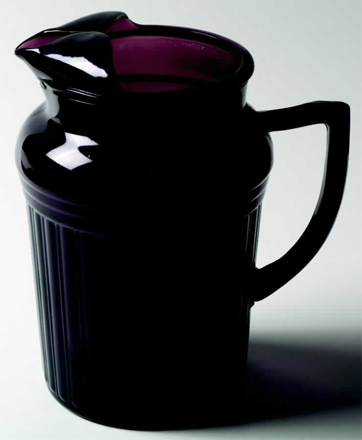 New Century Amethyst 80 Oz Ice Lip Pitcher by Hazel-Atlas-1