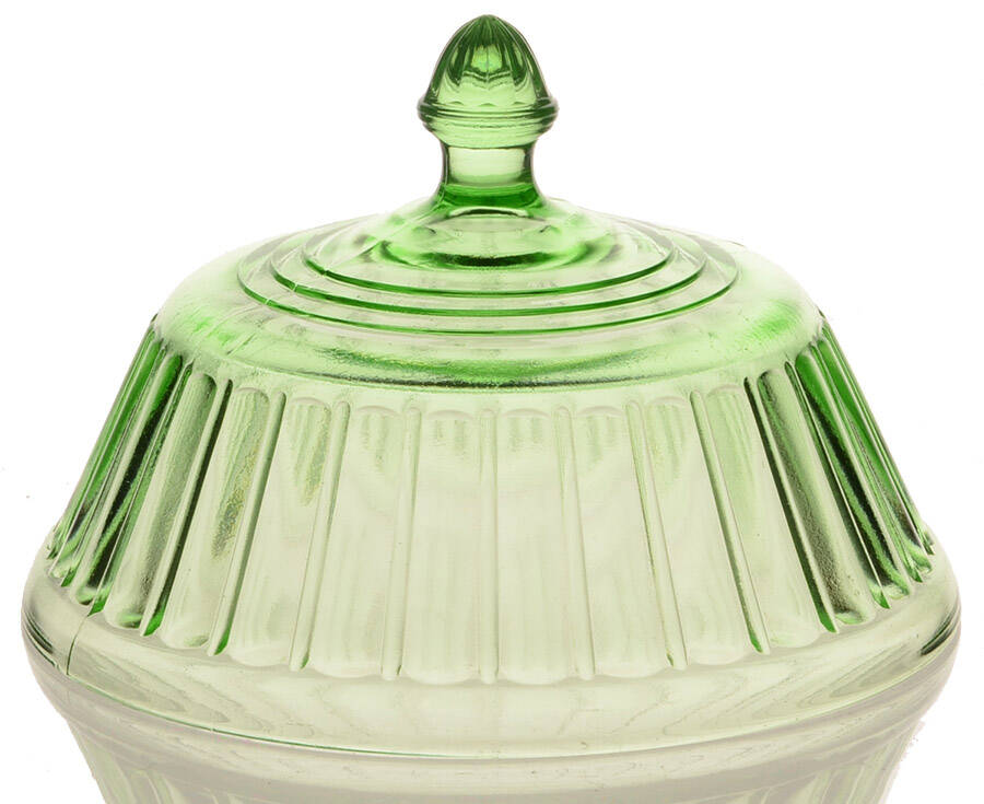 New Century Green Lid for Round Butter by Hazel-Atlas-1