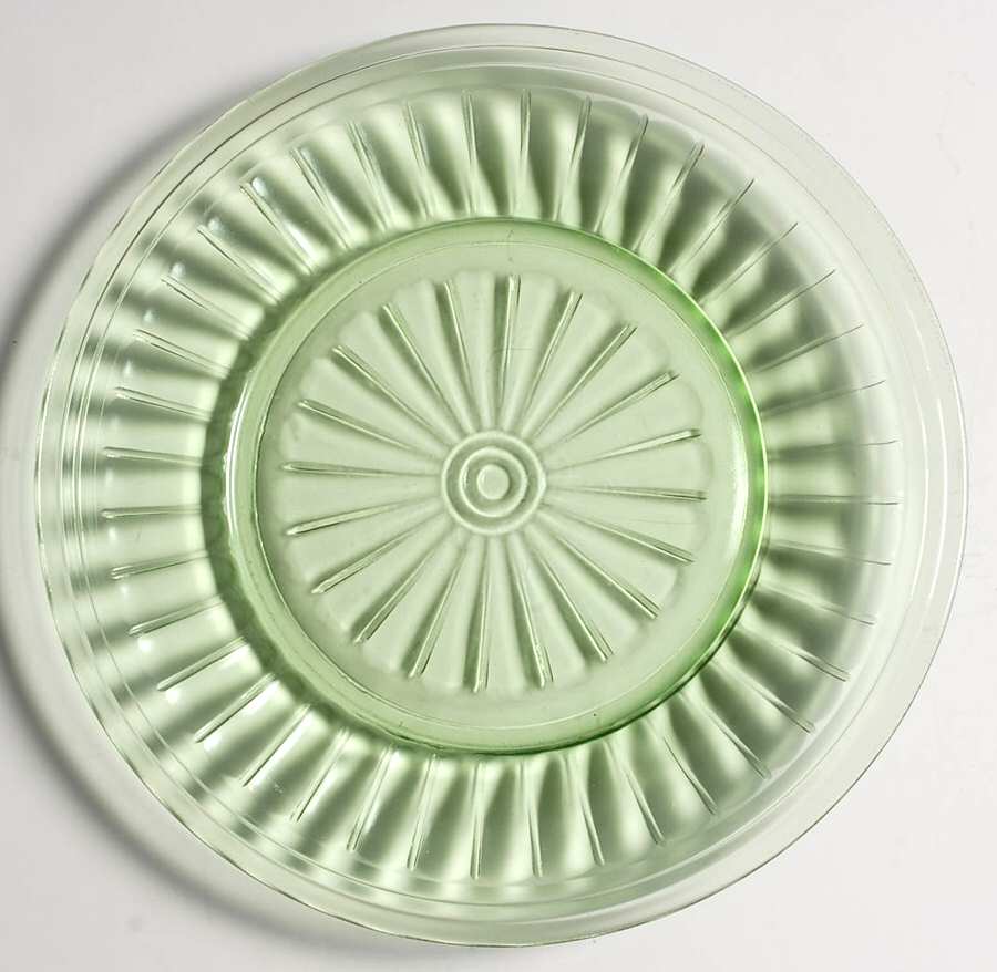 New Century Green 8" Salad Plate by Hazel-Atlas-1