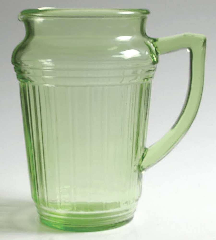 New Century Green 60 Oz Ice Lip Pitcher by Hazel-Atlas-1