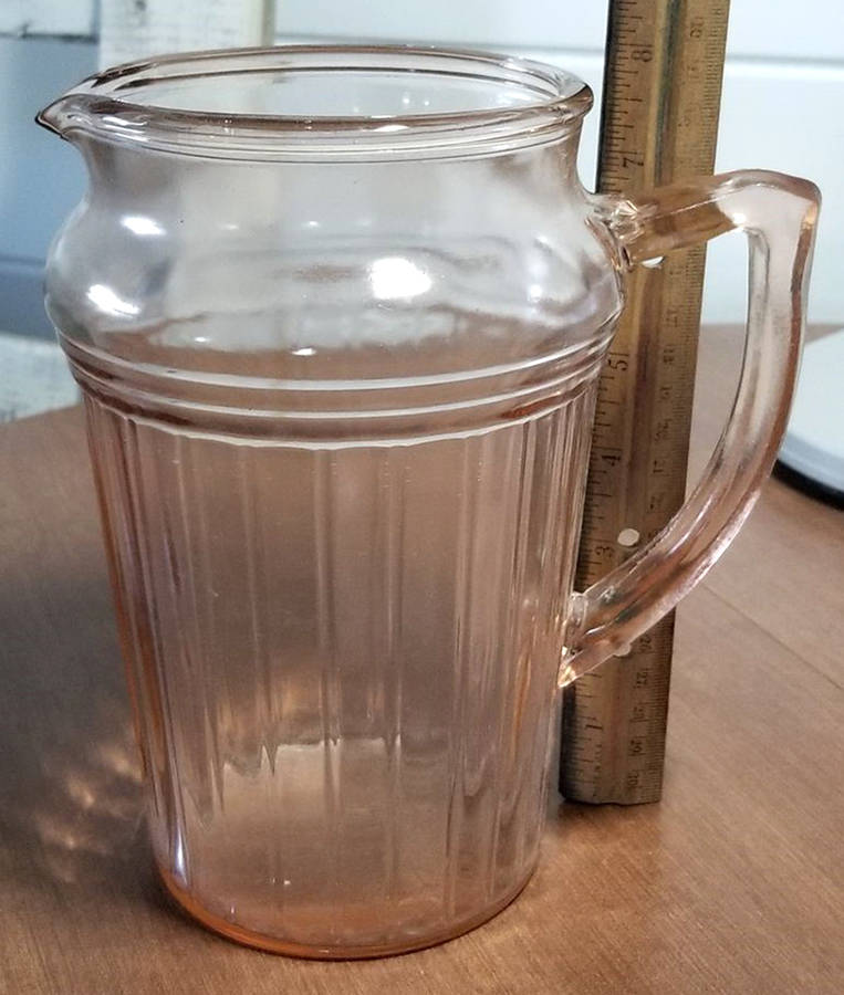 New Century Pink 60 Oz Pitcher by Hazel-Atlas-1