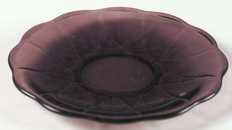 Newport Amethyst Saucer Only by Hazel-Atlas-1