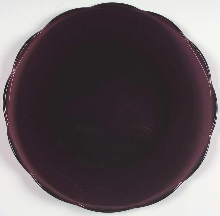 Newport Amethyst 11" Sandwich Plate by Hazel-Atlas-1
