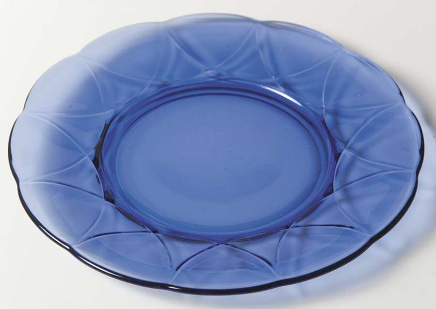 Newport Cobalt Blue Luncheon Plate by Hazel-Atlas-1