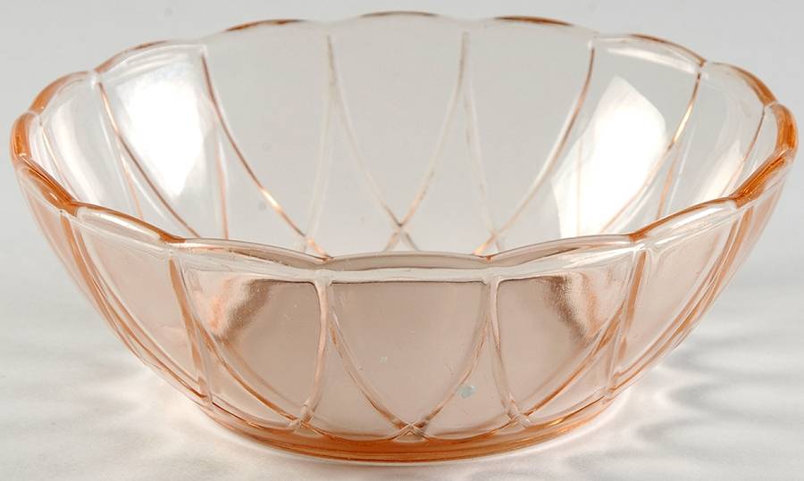 Newport Pink Small Fruit Dessert Bowl by Hazel-Atlas-1