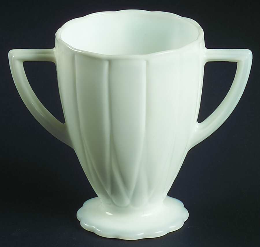 Newport Platonite White (No Trim) Open Sugar by Hazel-Atlas-1