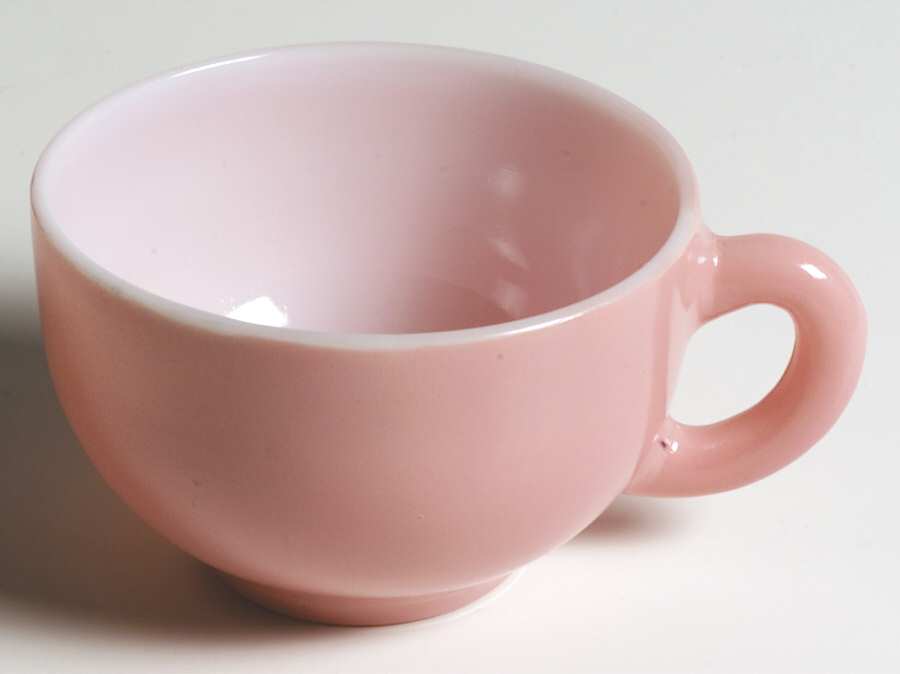 Ripple Pink Cup Only by Hazel-Atlas-1