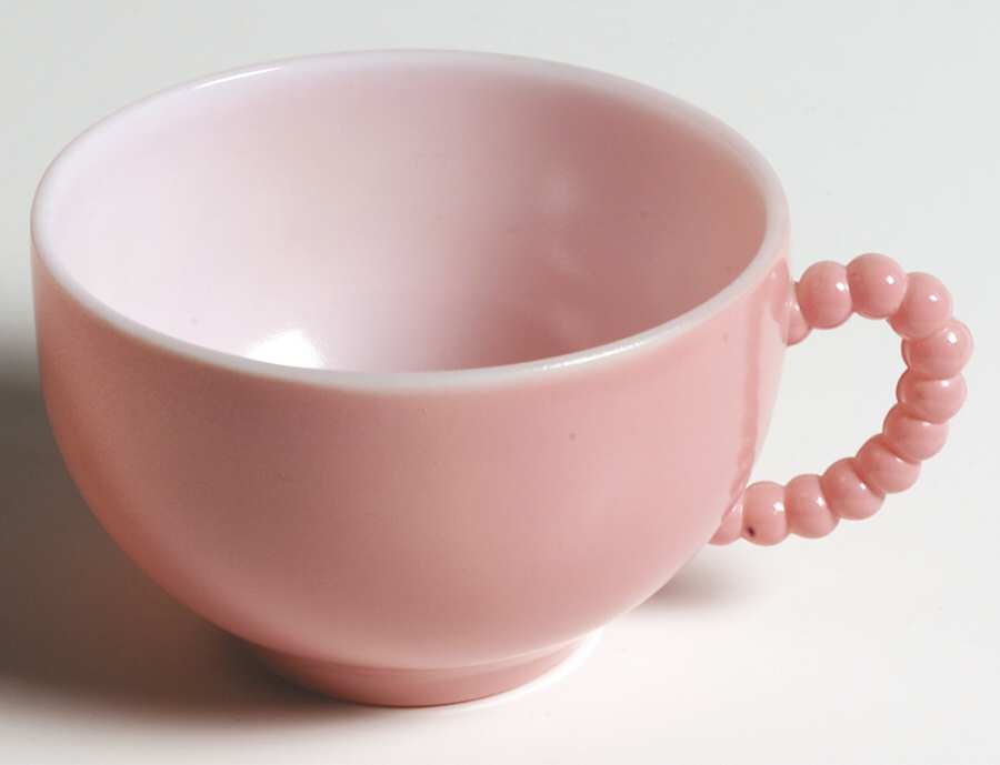 Ripple Pink Cup Only by Hazel-Atlas-1