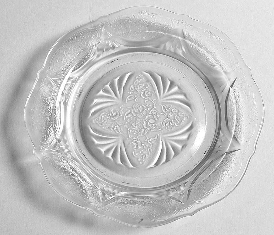 Royal Lace Clear Bread & Butter Plate by Hazel-Atlas-1