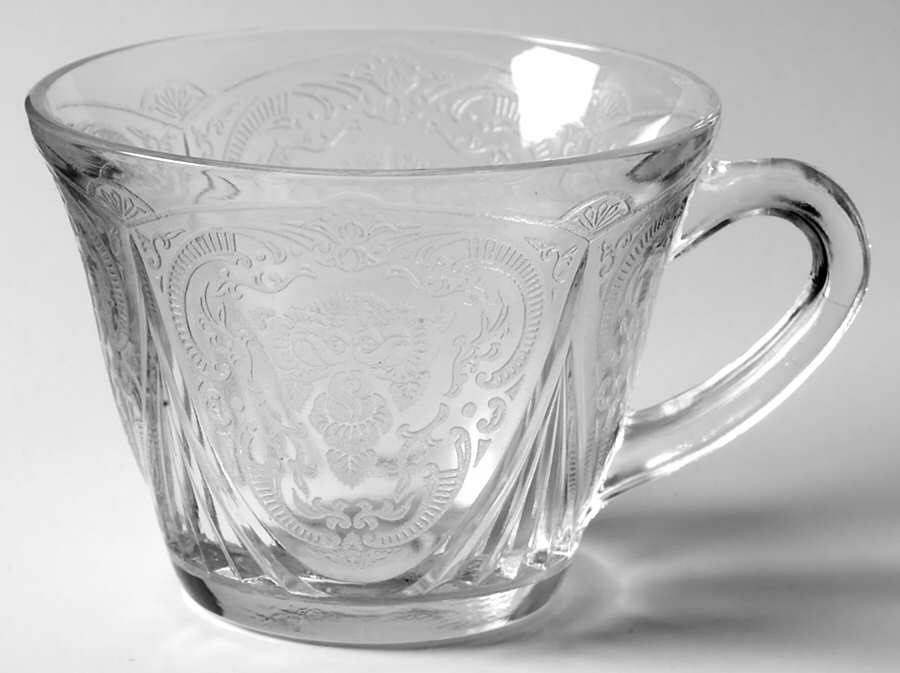 Royal Lace Clear Cup Only by Hazel-Atlas-1