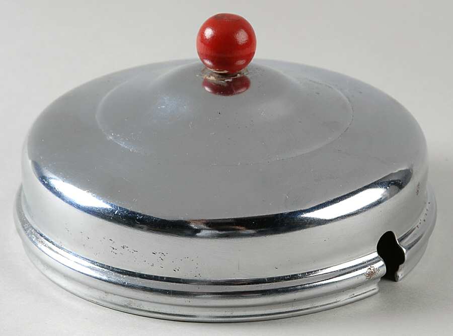 Royal Lace Cobalt Blue Metal Lid for Cookie Jar (Hot Tody Set) by Hazel-Atlas-1