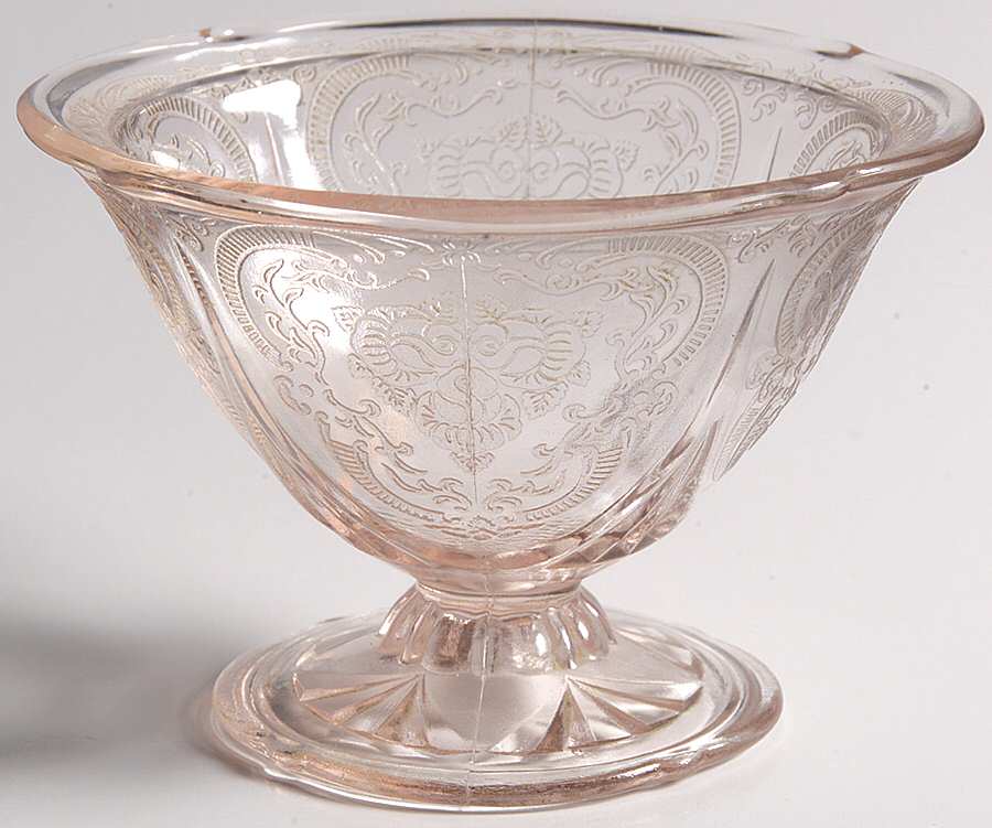 Royal Lace Pink Champagne/Tall Sherbet by Hazel-Atlas-1
