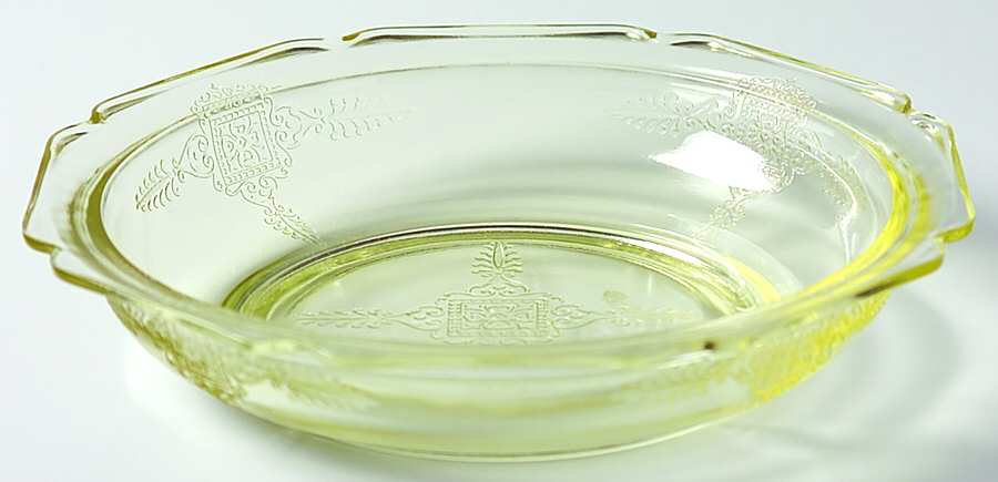 Roxana Yellow Cereal Bowl by Hazel-Atlas-1
