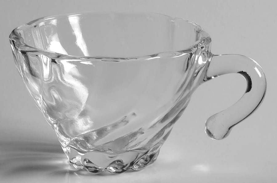 Colonial Swirl Shell Snack Cup for Snack Plate by Hazel-Atlas-1