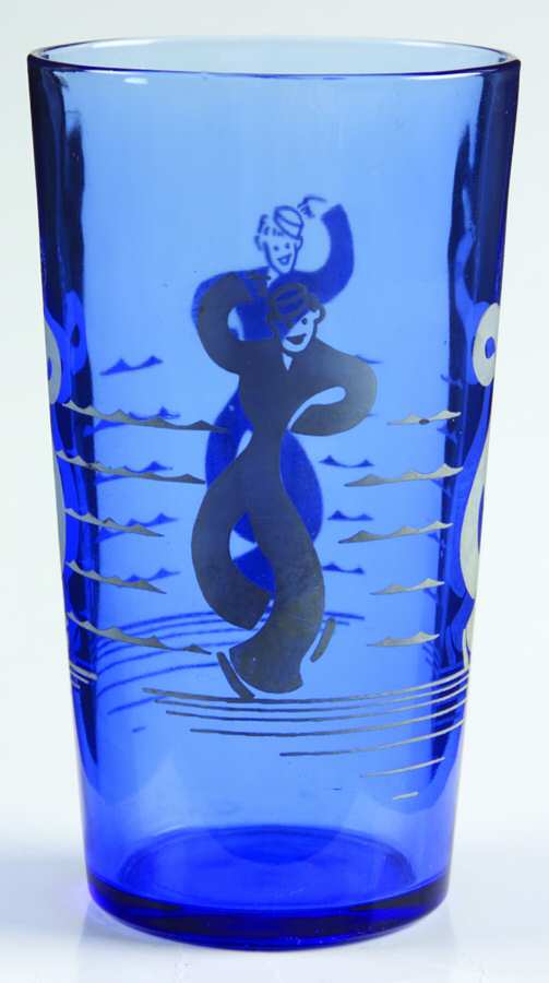 Sailors Blue 9 Oz Flat Tumbler by Hazel-Atlas-1