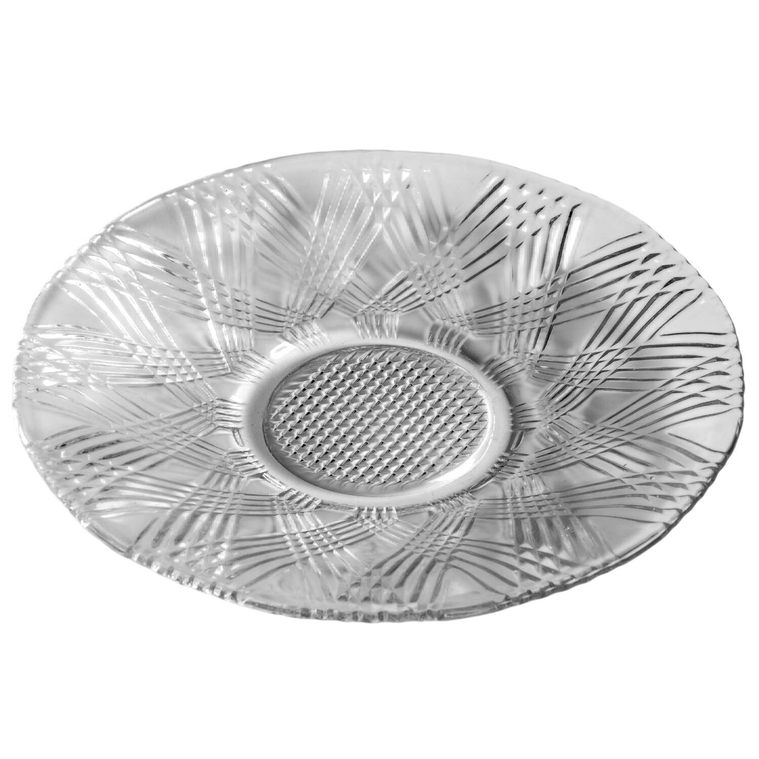 Starlight Clear Saucer Only by Hazel-Atlas-1