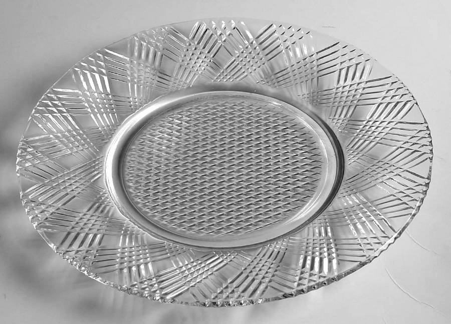 Starlight Clear Salad Plate by Hazel-Atlas-1