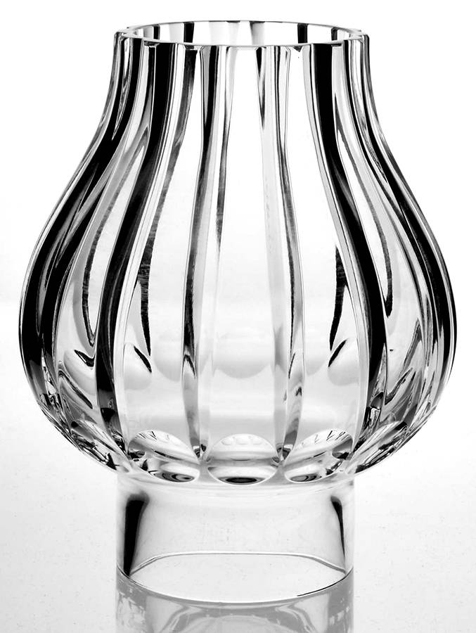 Fantasy (Cut) Hurricane Lamp, Globe Only by Atlantis-1