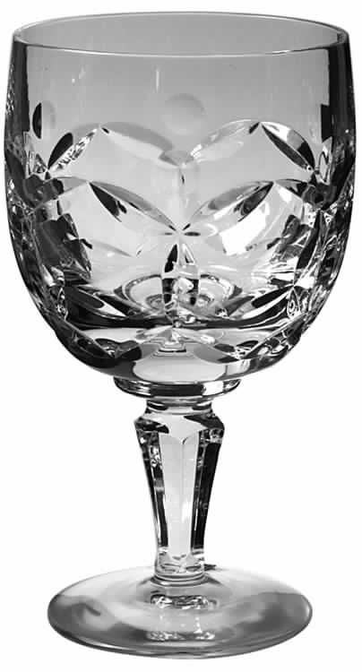 Faro (Cut) Water Goblet by Atlantis-1