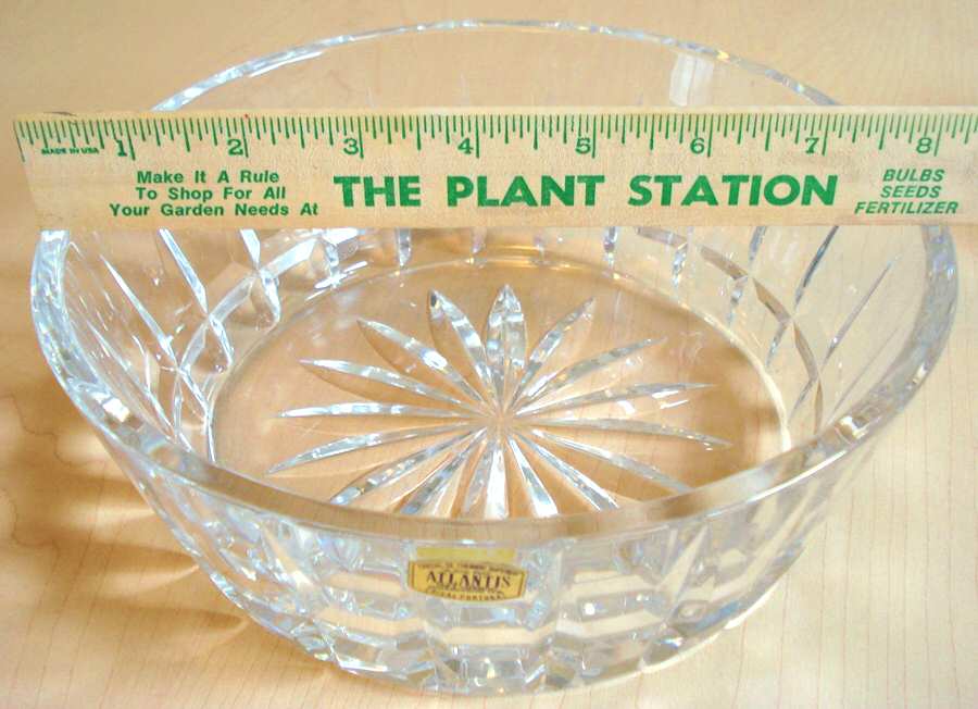 Lisbon (Cut) 8" Round Bowl by Atlantis-1