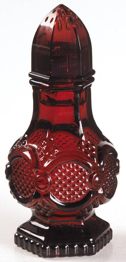 Cape Cod Ruby Shaker & Plastic Lid by Avon-1
