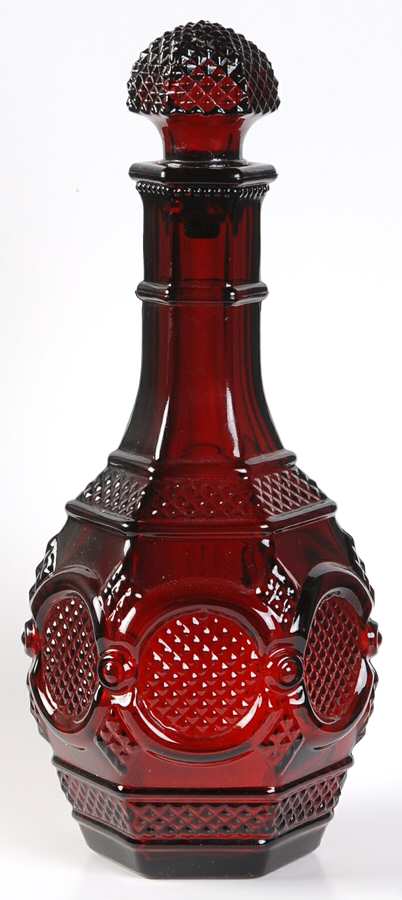 Cape Cod Ruby Decanter & Stopper by Avon-1