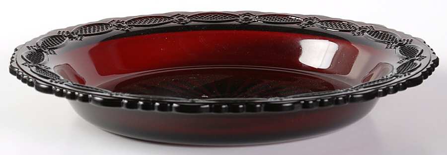 Cape Cod Ruby Pie Plate by Avon-1