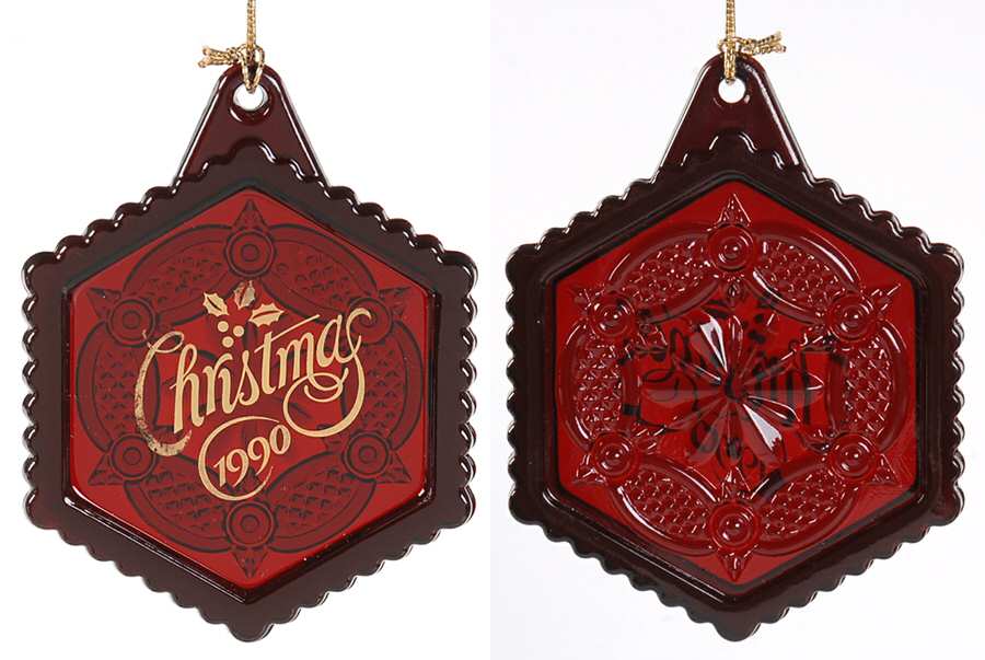Cape Cod Ruby Ornament by Avon-1