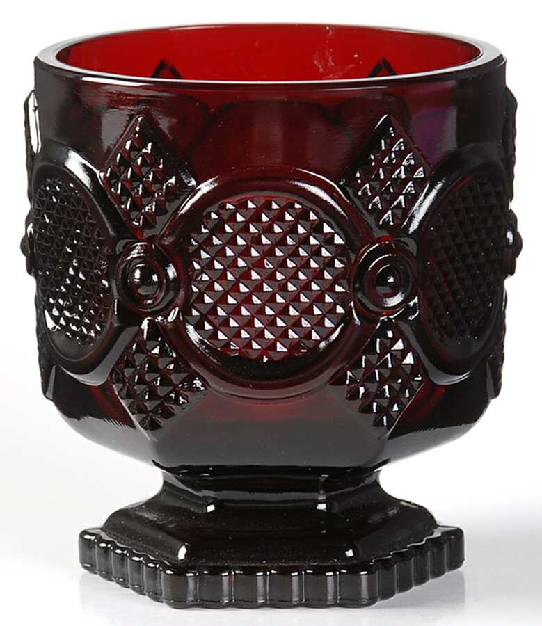 Cape Cod Ruby Footed Tumbler by Avon-1