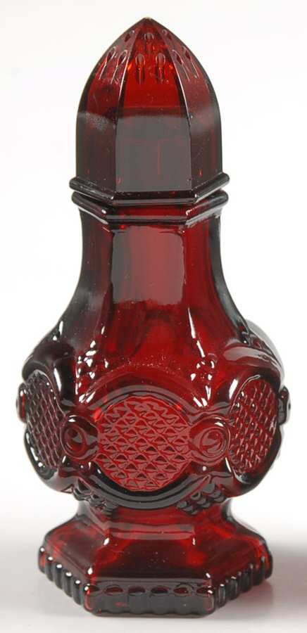 Cape Cod Ruby Shaker & Plastic Lid by Avon-1