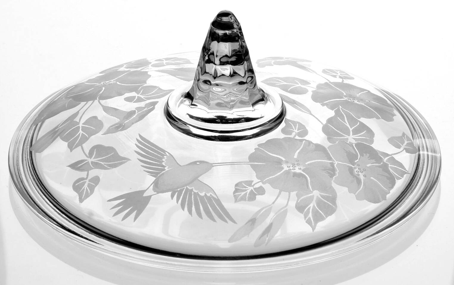 Hummingbird Lid for Candy Dish by Avon-1