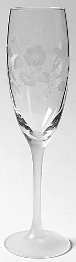 Hummingbird Fluted Champagne by Avon-1