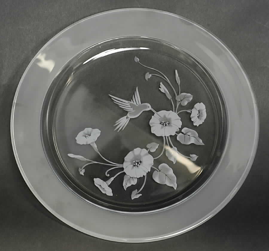 Hummingbird Dinner Plate by Avon-1