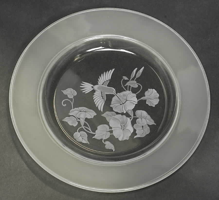Hummingbird Luncheon Plate by Avon-1