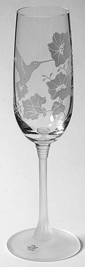 Hummingbird Fluted Champagne by Avon-1
