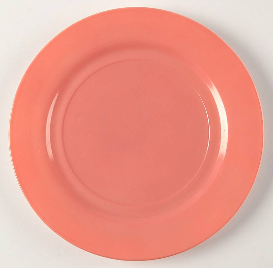 Ovide Coral Dinner Plate by Hazel-Atlas-1