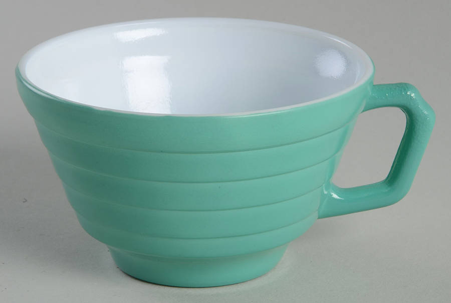 Moderntone Platonite Aqua Cup Only by Hazel-Atlas-1