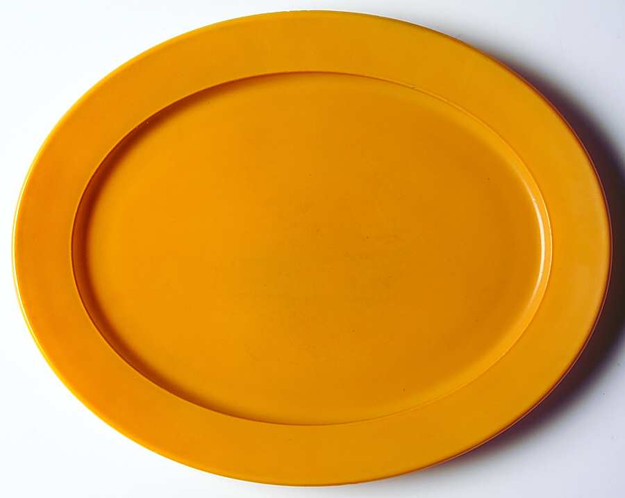 Ovide Butterscotch Under 13" Platter by Hazel-Atlas-1