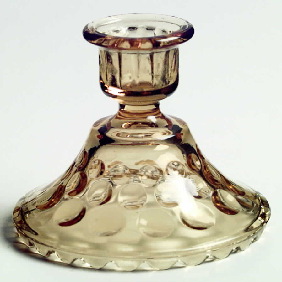 Eldorado Gold Single Light Candlestick by Hazel-Atlas-1