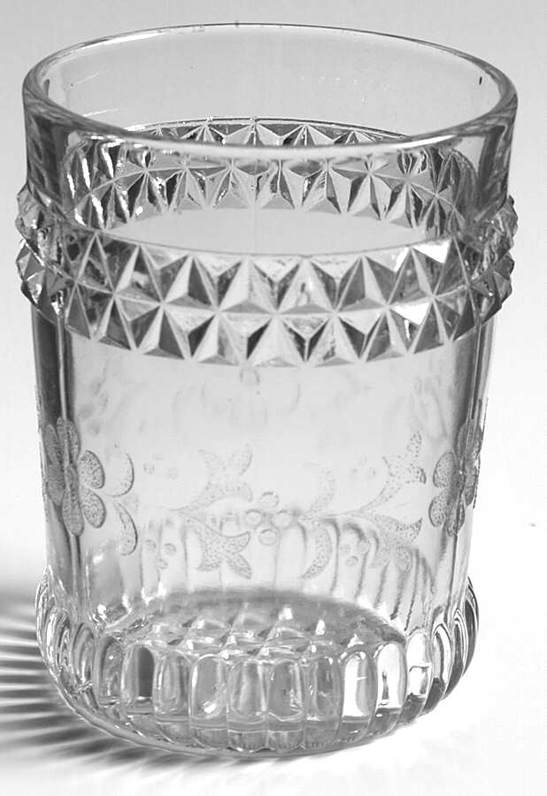 Wildflower Clear Flat Tumbler by Adams & Co-1
