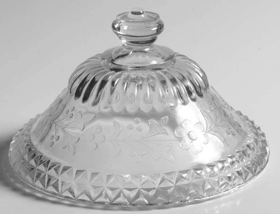 Wildflower Clear Lid for 7" Round Covered Bowl by Adams & Co-1